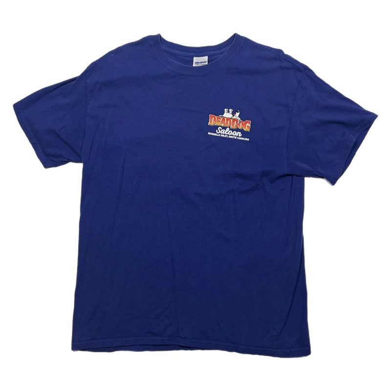 Vintage Deadog Saloon Tee Blue Sz. XL