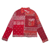 Kapital Bandana Button Up Red Sz. 5