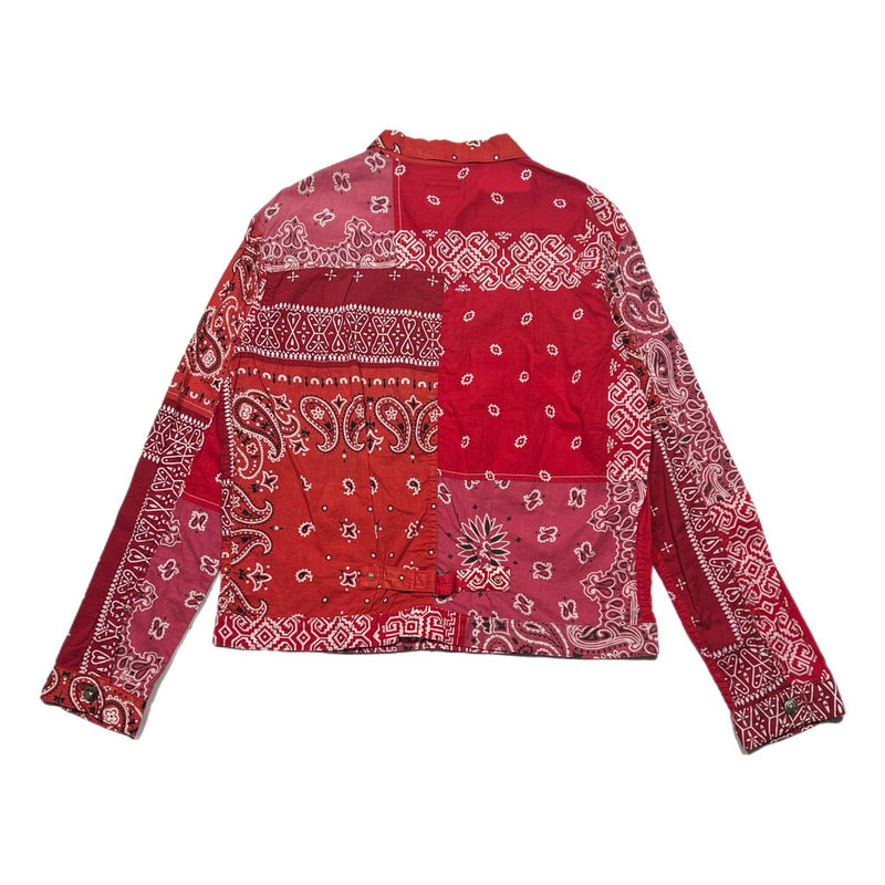 Kapital Bandana Button Up Red Sz. 5