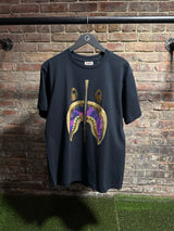 BAPE Color Camo Purple Shark Black Sz. L