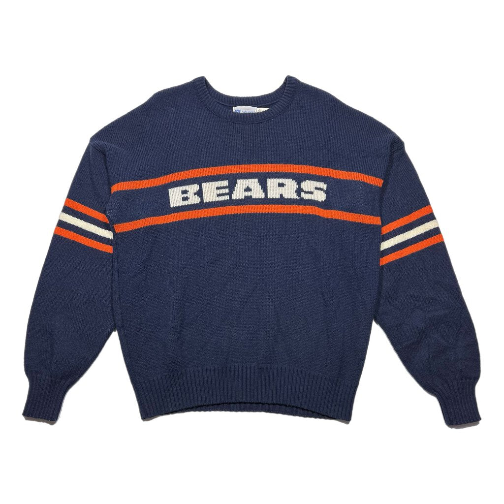Vintage Chicago Bears Knitted Sweater Navy Sz. XXL