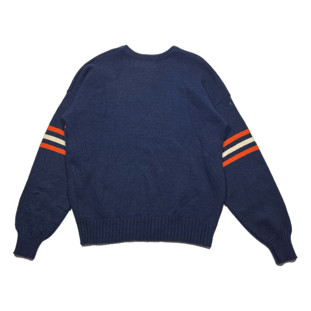 Vintage Chicago Bears Knitted Sweater Navy Sz. XXL