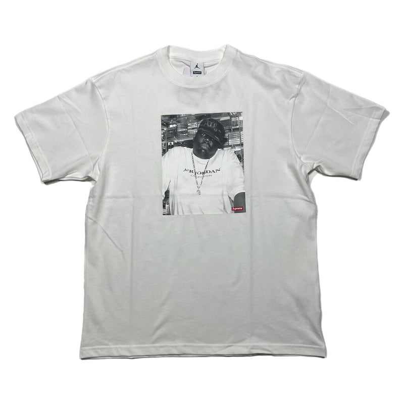 Jordan x Supreme Biggie Portrait Tee White Sz. M