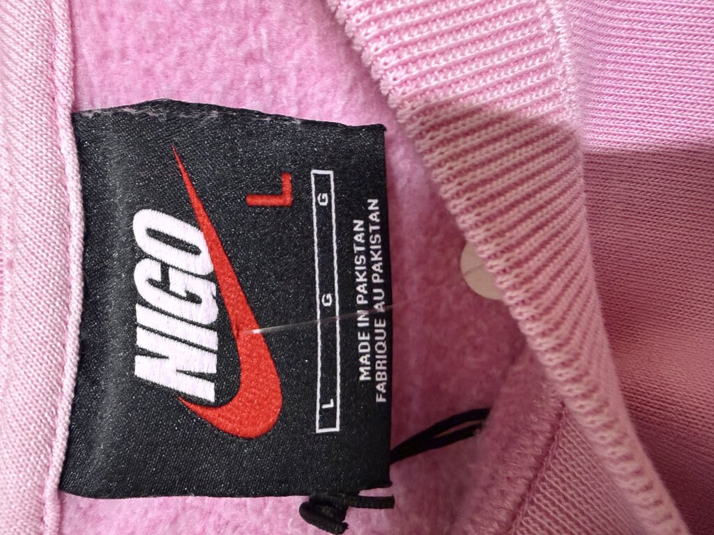 NIGO x Nike Swoosh Crewneck Pink Sz. L