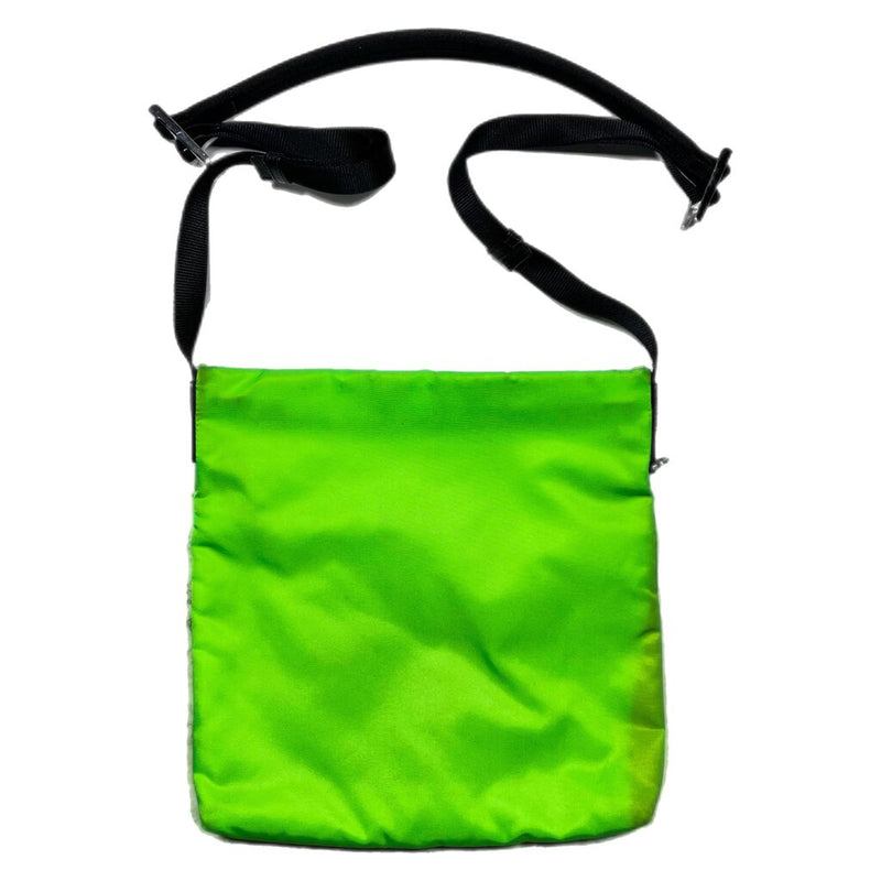 Prada Neon Green Shoulder Travel Bag