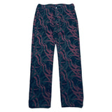 Siberia Hills Tribal Print Pants Maroon Sz. 34