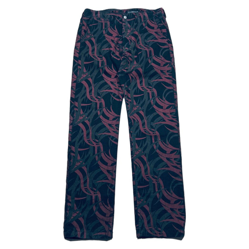 Siberia Hills Tribal Print Pants Maroon Sz. 34