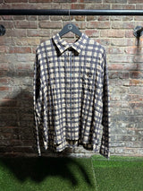 Stussy Sonorma Button Up Tan/Red Sz. L