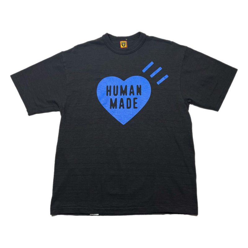 Human Made Heart Tee Black/Blue Sz. XL