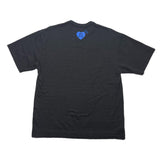 Human Made Heart Tee Black/Blue Sz. XL