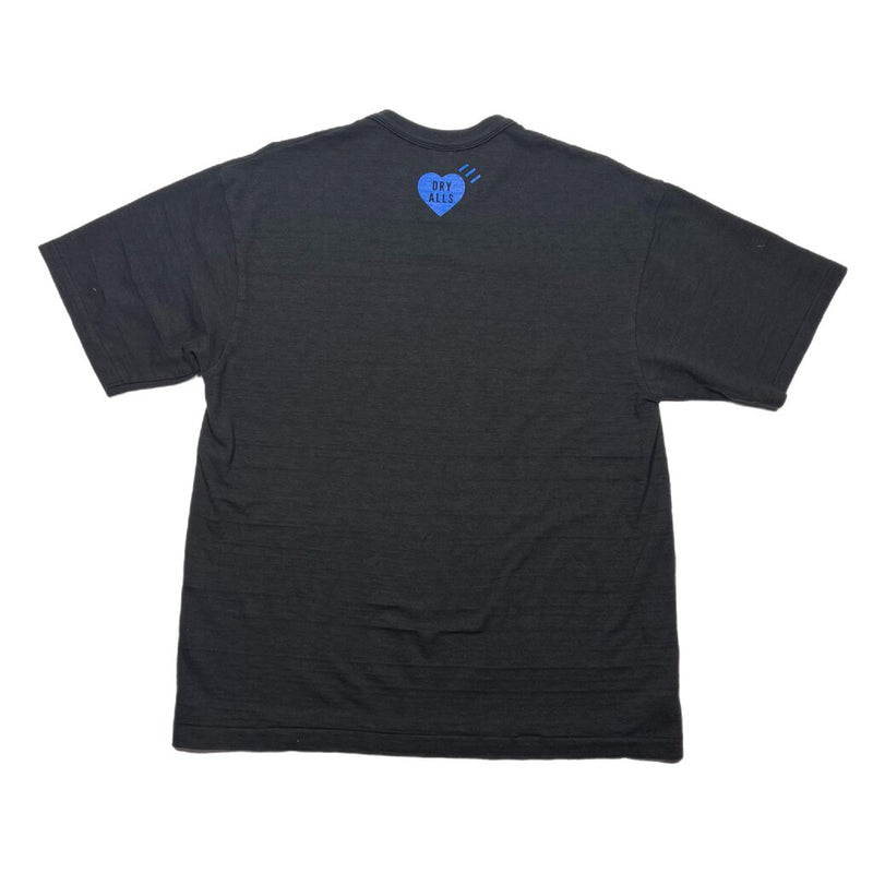Human Made Heart Tee Black/Blue Sz. XL