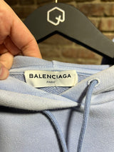 Balenciaga Phone Pocket Hoodie Baby Blue Sz. 4