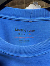 Martine Rose Goodside Tee Blue Sz. XL