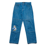 Palace Quack Double Knee Baggy Denim Sz. 30