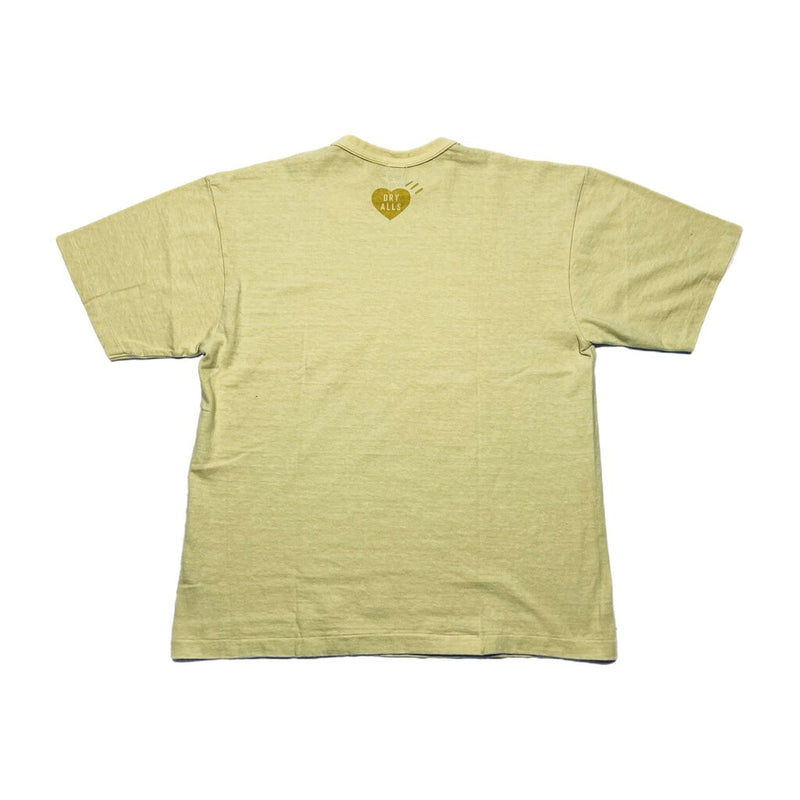 Human Made Heart Tee Yellow Sz. XL