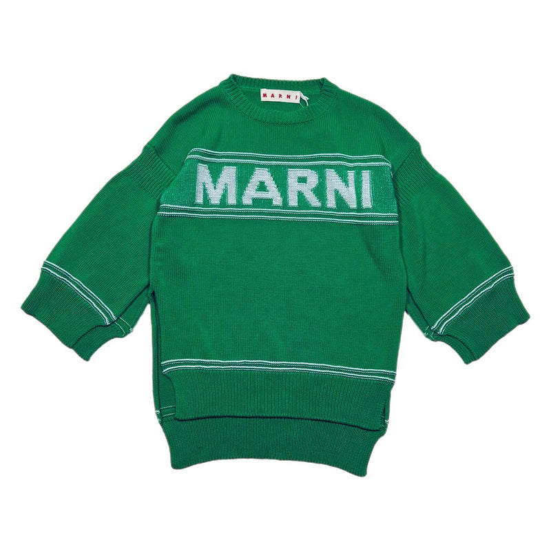 Marni Round Neck Sweater Green Sz. S