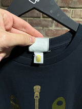 Bape Baby Zip Face Shark Tee Sz. L