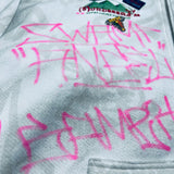 Murd333r.FM Complexcon Exclusive 1/1 Signed Graffiti Hoodie White Sz. L
