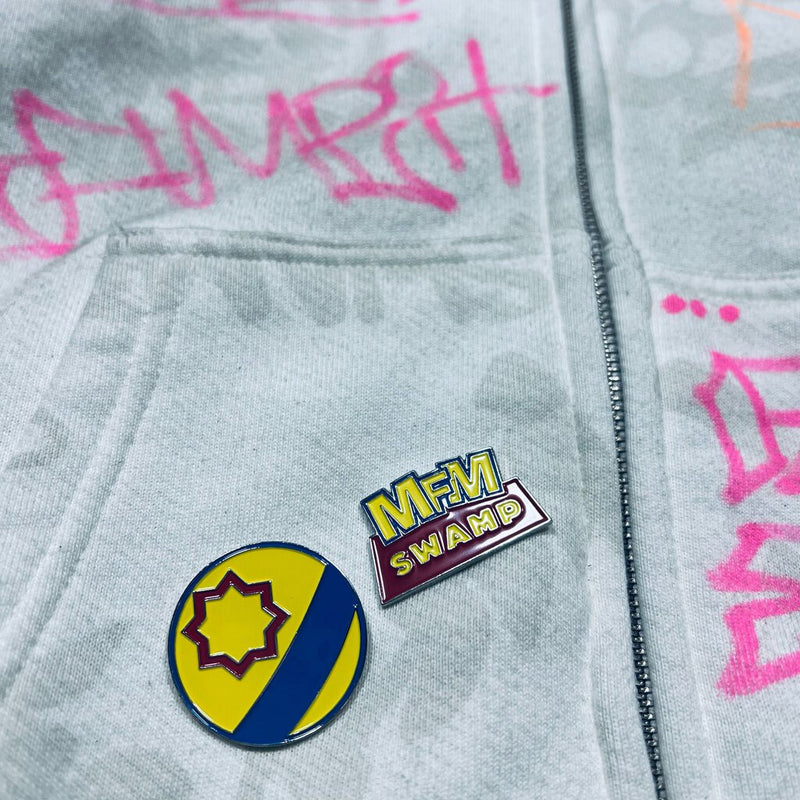 Murd333r.FM Complexcon Exclusive 1/1 Signed Graffiti Hoodie White Sz. L