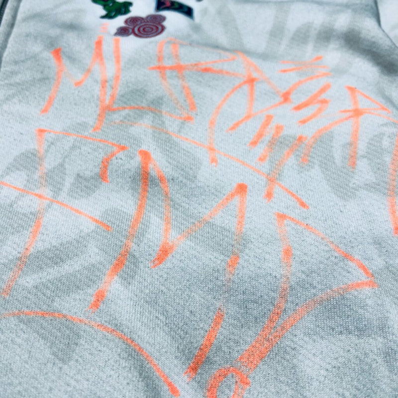 Murd333r.FM Complexcon Exclusive 1/1 Signed Graffiti Hoodie White Sz. L