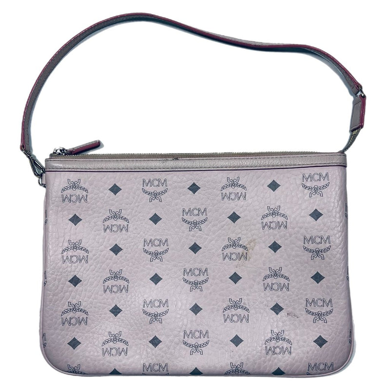 MCM Pink Clutch W Zip