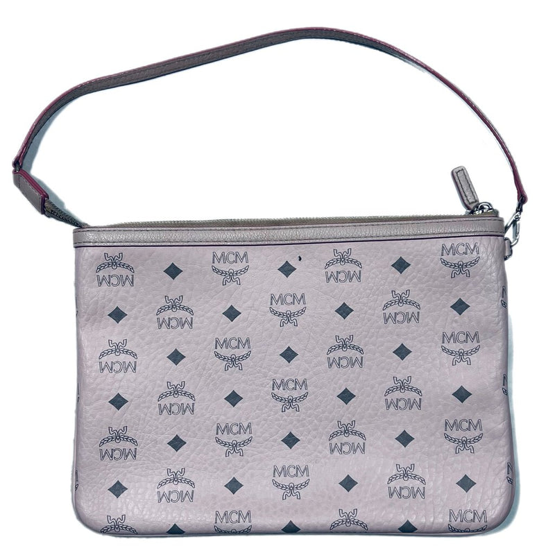 MCM Pink Clutch W Zip