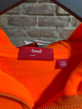 Supreme Orange Fleece Quarter Zip Sz. M