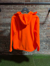 Supreme Orange Fleece Quarter Zip Sz. M