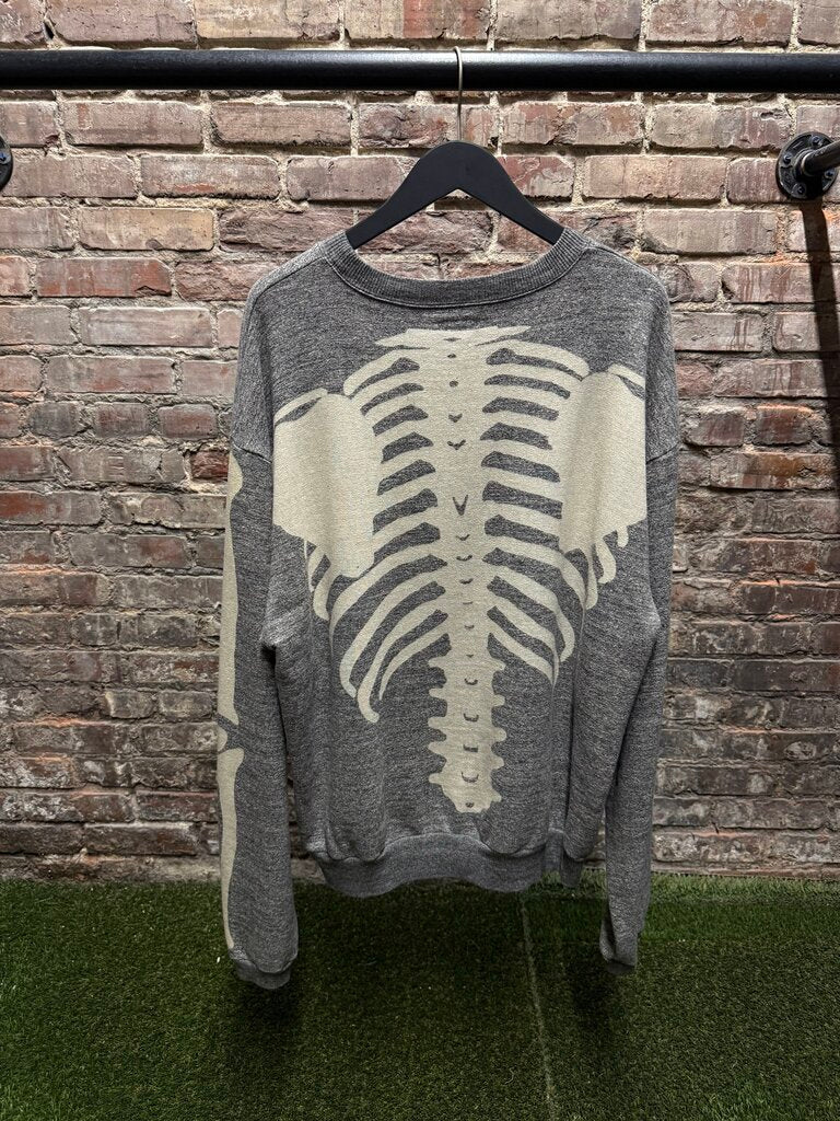 Kapital Bone Grandrelle Knit Crewneck Sweatshirt Sz. 3