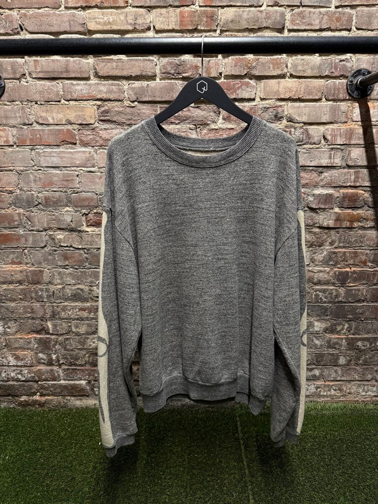 Kapital Bone Grandrelle Knit Crewneck Sweatshirt Sz. 3