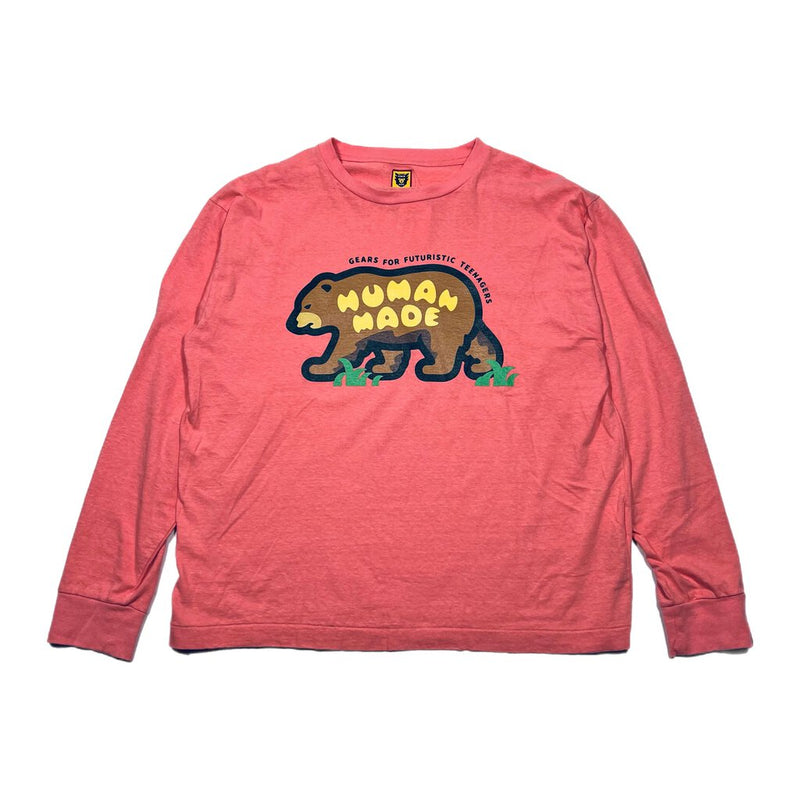 Human Made Bear Longsleeve Pink Sz. XL