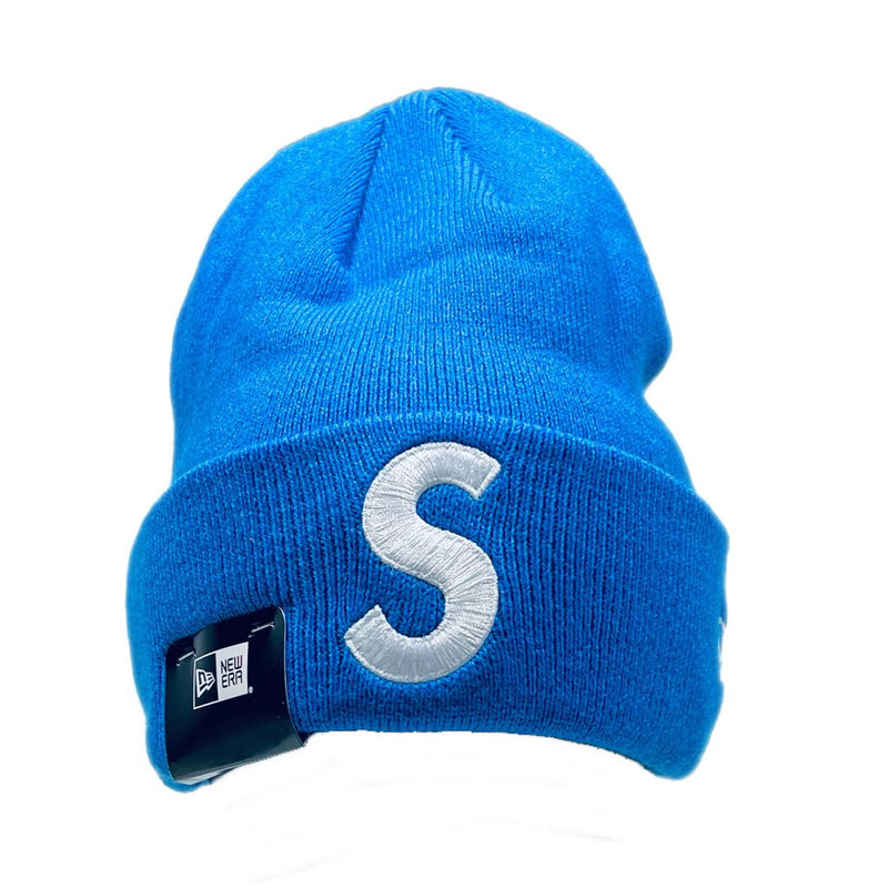 Supreme S Logo Beanie Blue