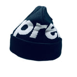 Supreme Big Logo Beanie Black