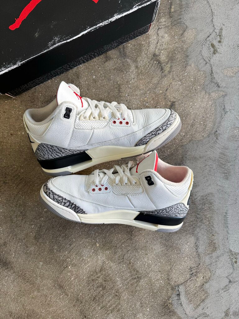 Jordan 3 Reimagined White Cement 3 Sz. 9.5