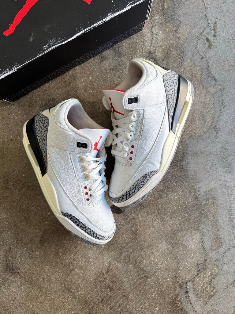 Jordan 3 Reimagined White Cement 3 Sz. 9.5