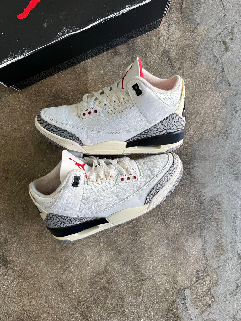 Jordan 3 Reimagined White Cement 3 Sz. 9.5
