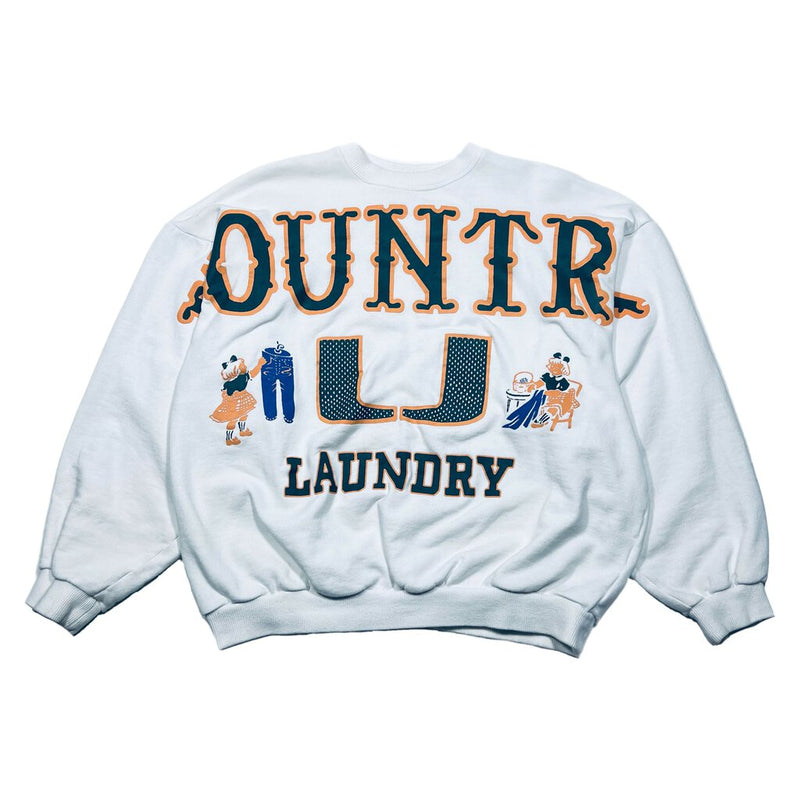 Kapital Country Crewneck White X Miami Sz.XL