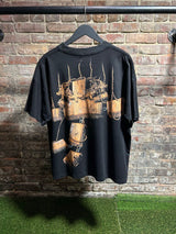 Vertabrae Jesus Crown Tee Black Sz. L