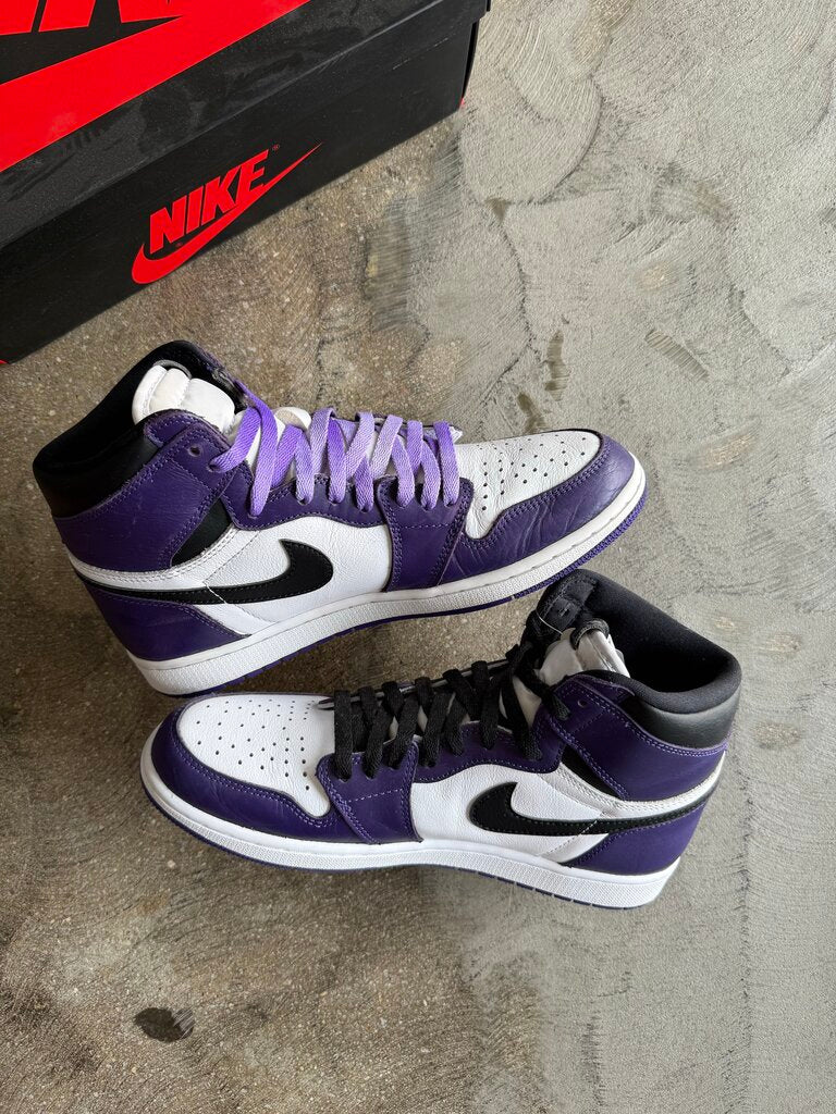 Jordan 1 Court Purple 2.0 Sz. 9.5