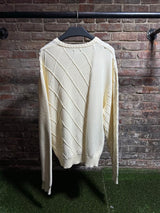 Stussy Knitted Sweater Cream Sz. XL