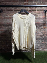 Stussy Knitted Sweater Cream Sz. XL