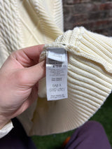 Stussy Knitted Sweater Cream Sz. XL