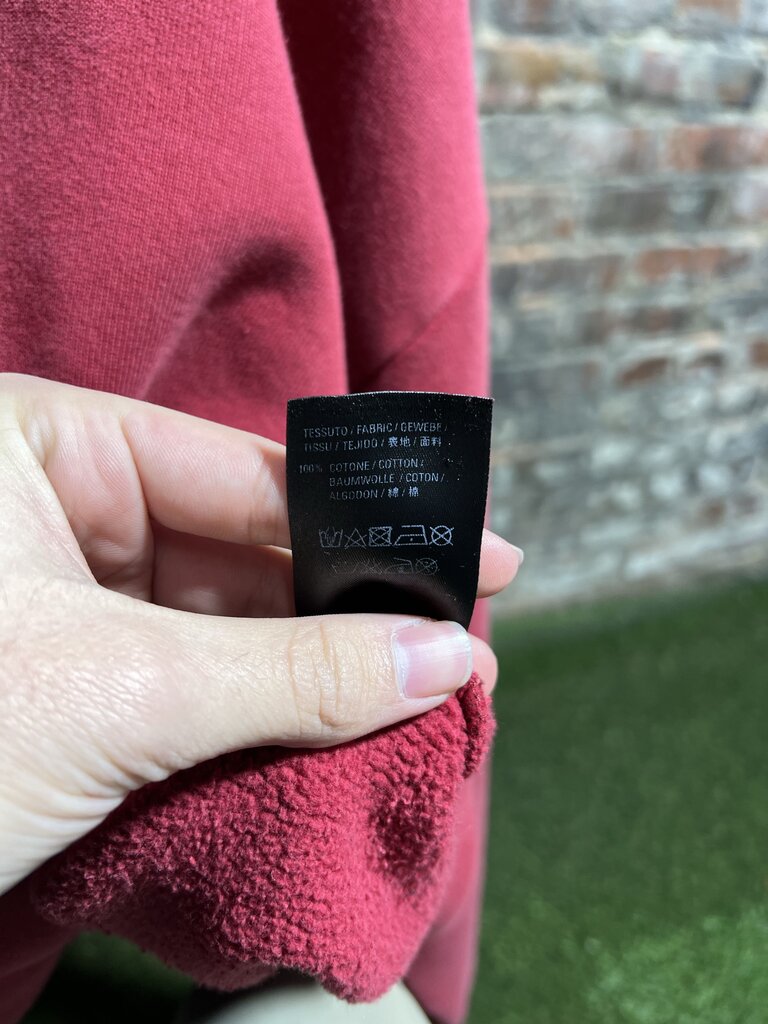 Balenciaga Burgundy Hoodie Sz. L