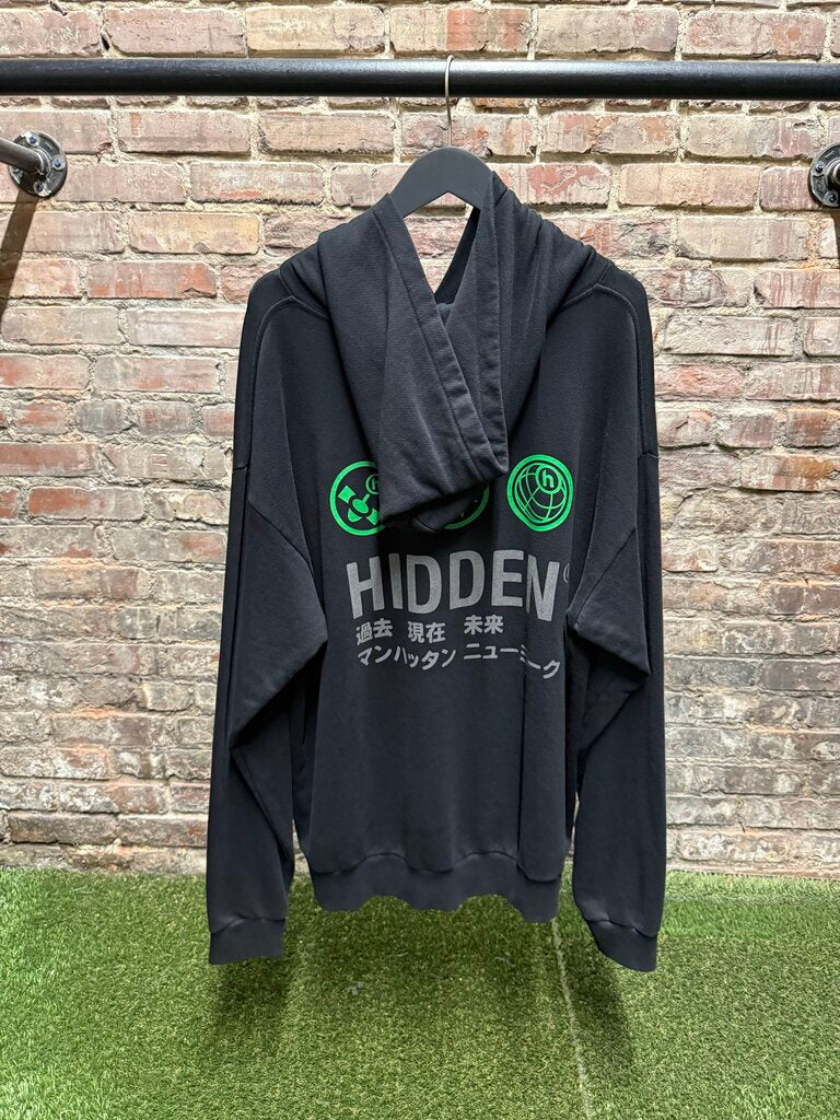 Hidden Ny Hoodies Black Sz. XL