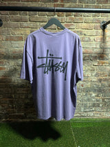 Stussy Basic GRPE Dyed Pigment Tee Sz. M