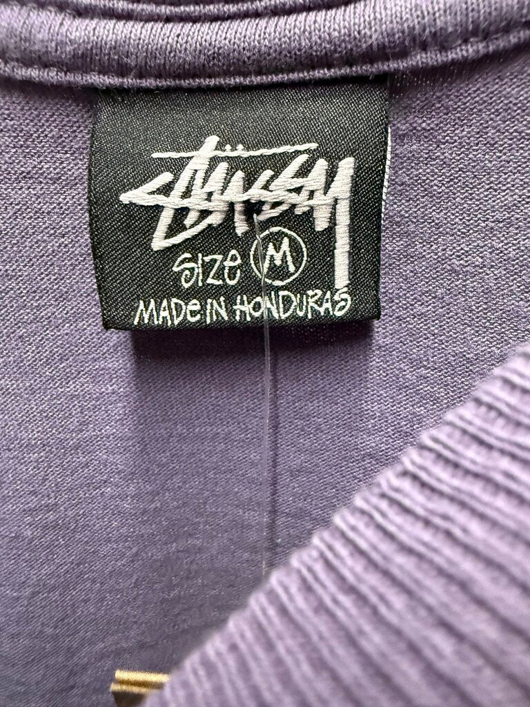 Stussy Basic GRPE Dyed Pigment Tee Sz. M
