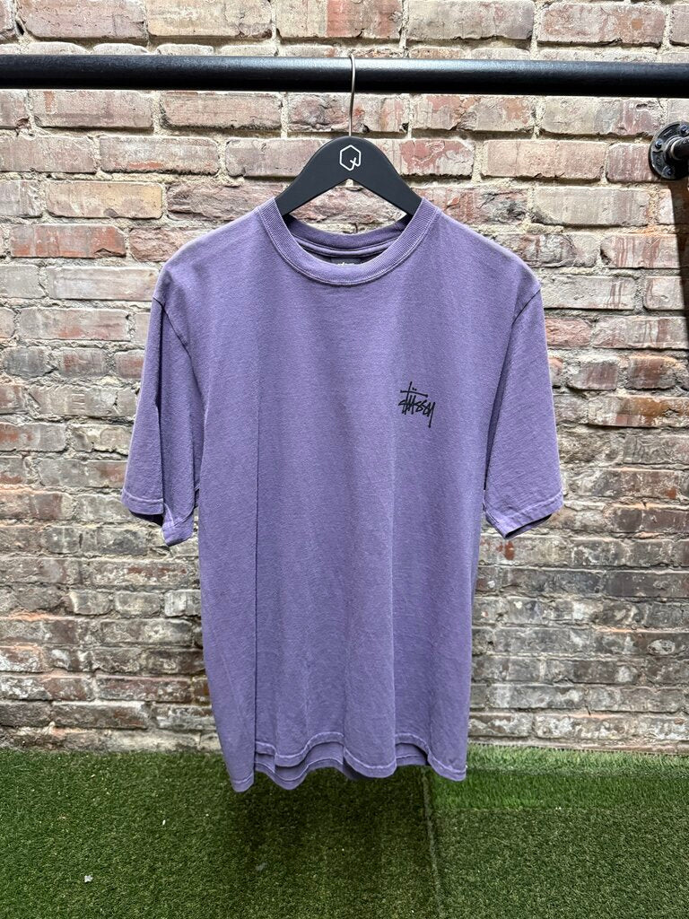 Stussy Basic GRPE Dyed Pigment Tee Sz. M