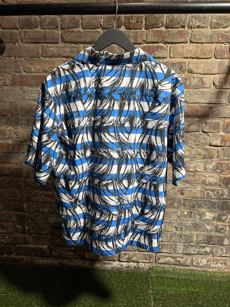 Prada Banana Stripe Button Up Sz. L