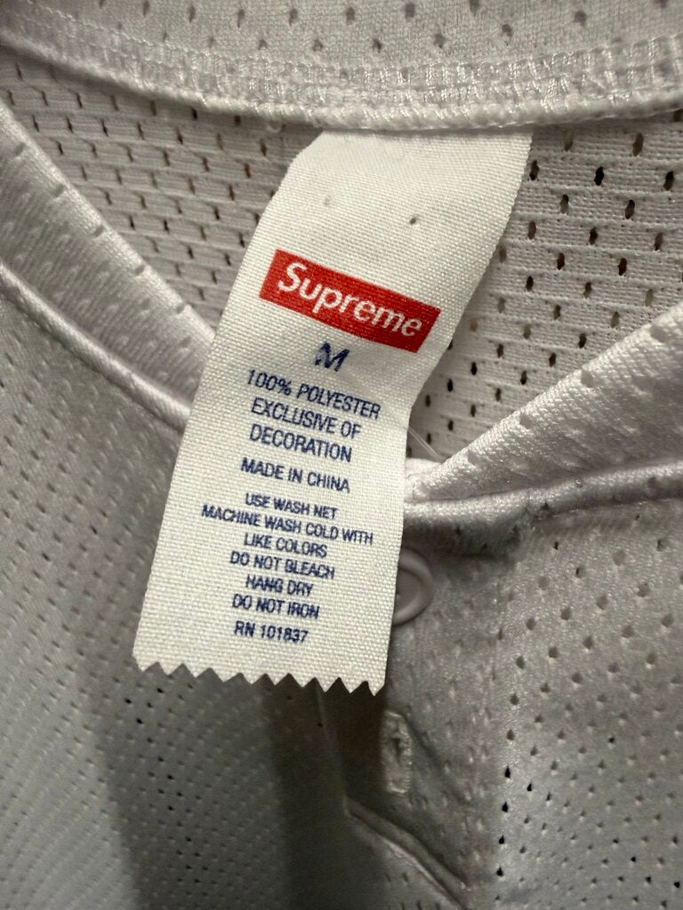 Supreme Mesh Baseball Jersey Sz. M
