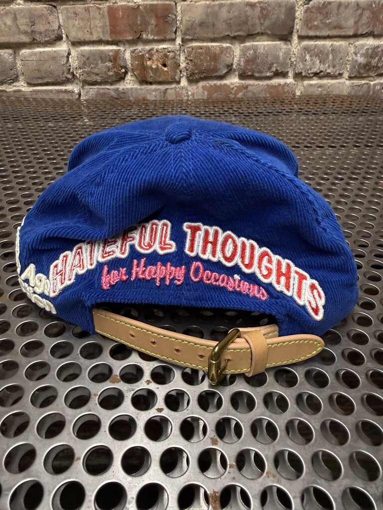 Better With Age Corduroy Strap Back Blue